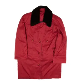 4 SEASONS Overcoat Jacket Red Womens UK 12