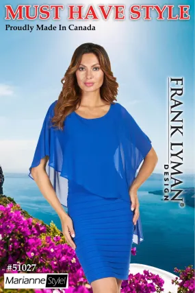 51027  (Dress) (Royal Blue, Navy Available)