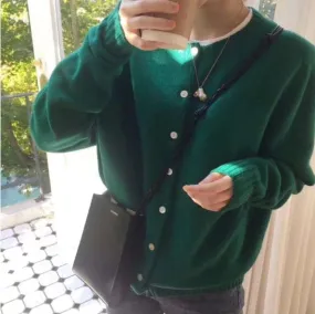 6 color Oversize Vintage Winter Knitted Christmas Cardigan