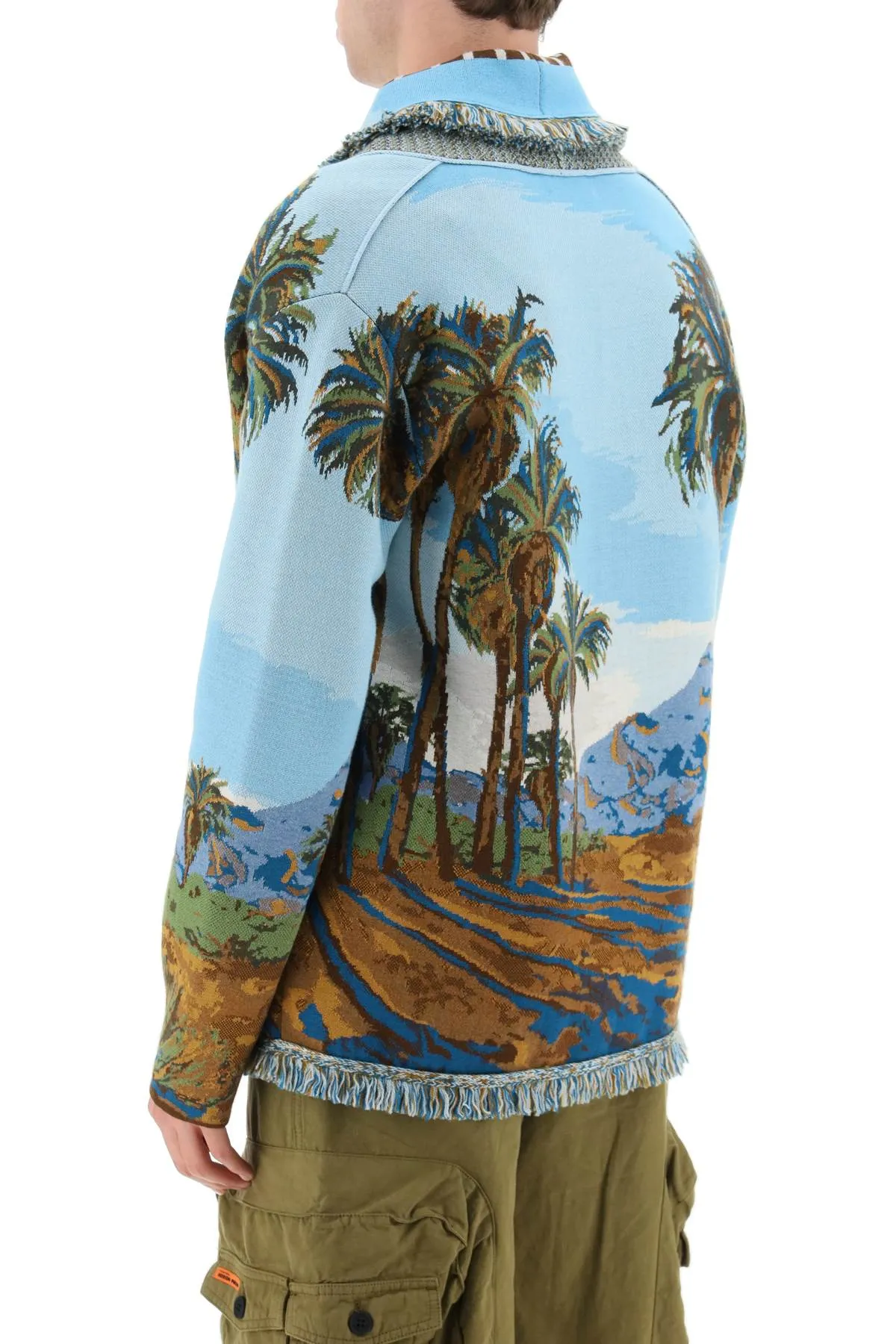 Alanui 'land of dreams' jacquard cardigan