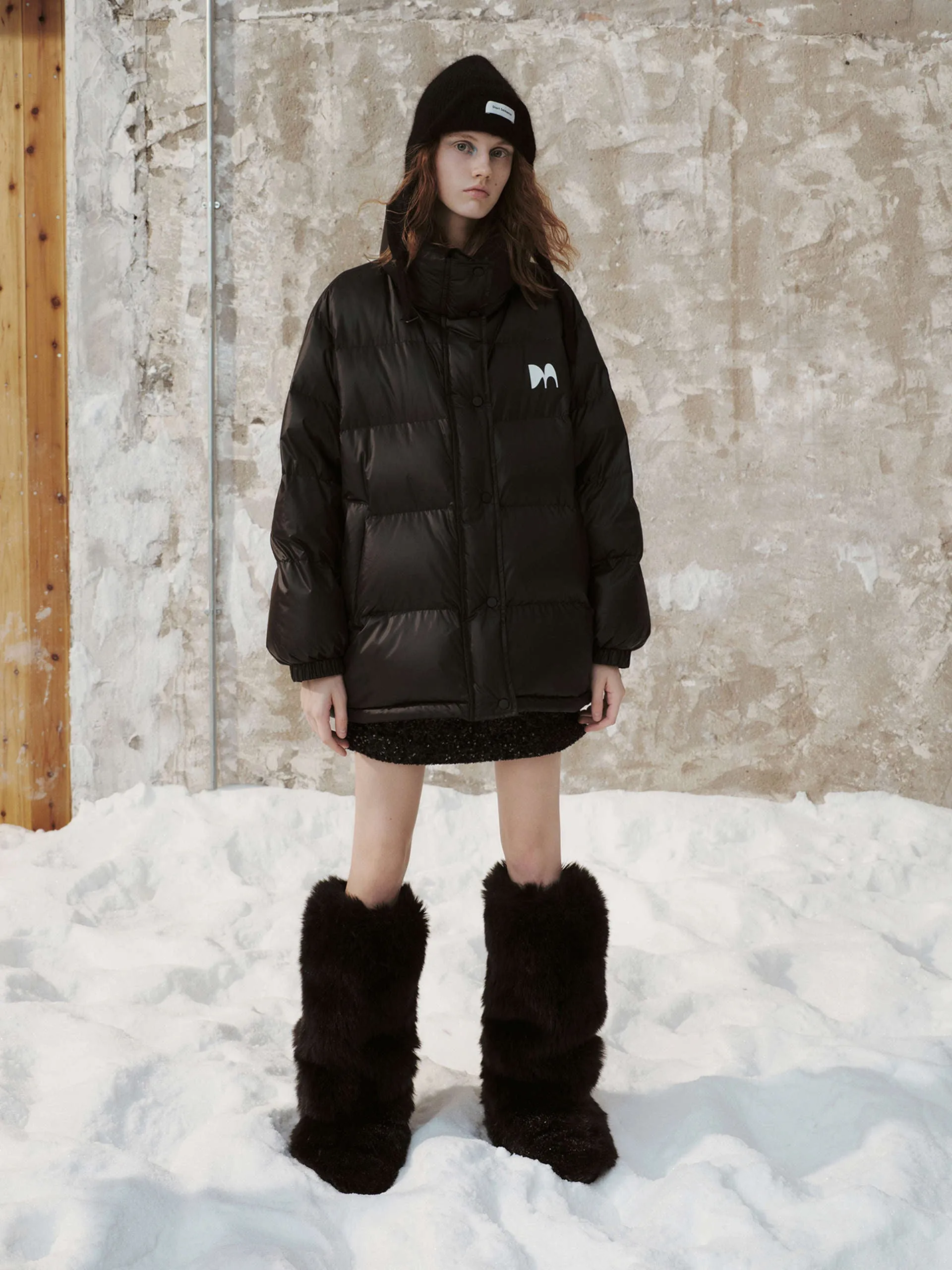 Back Logo Puffer Down Jacket