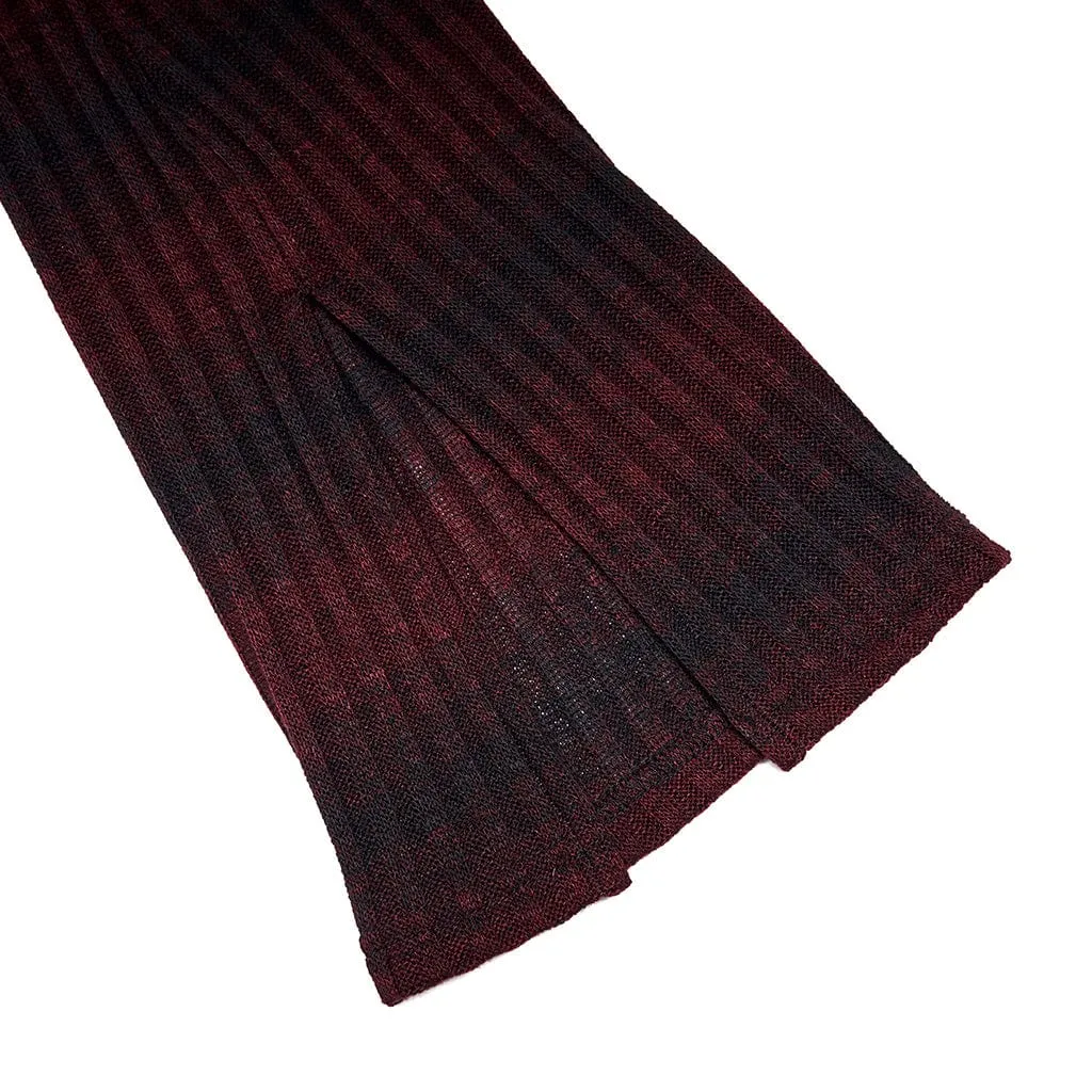 Black and Red Grunge Leg Warmers