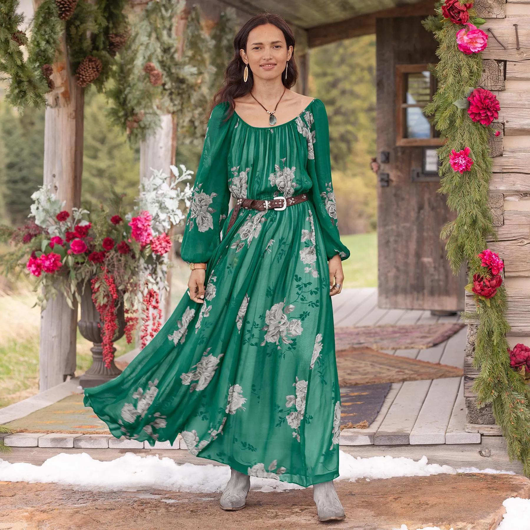 Cataline Maxi Dress, Petite