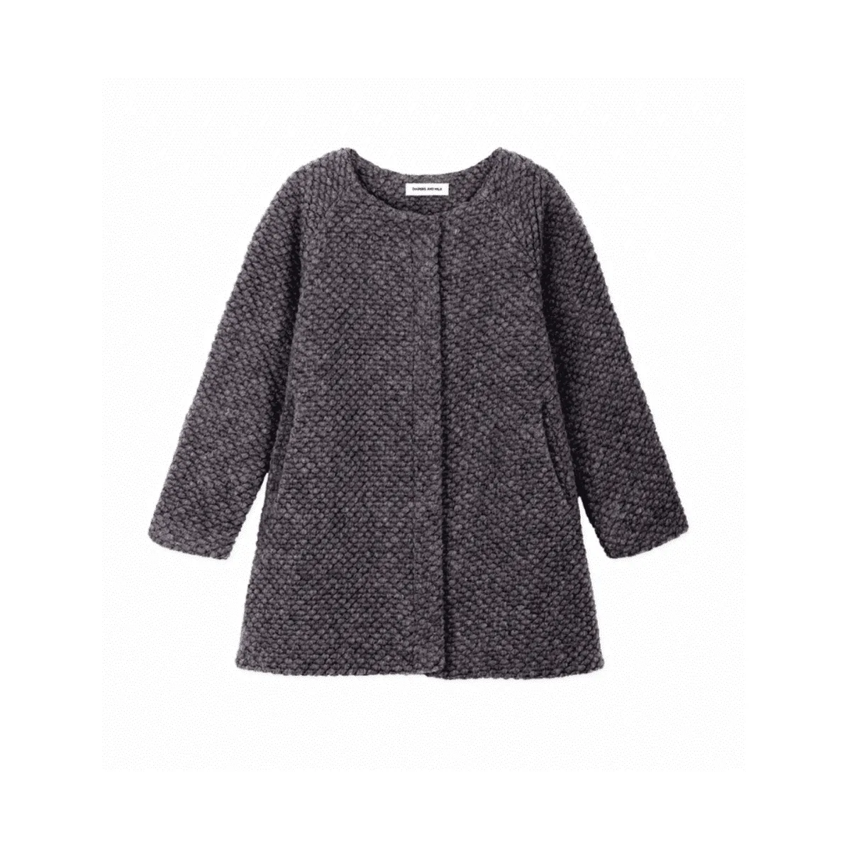 Grey Textured Coat