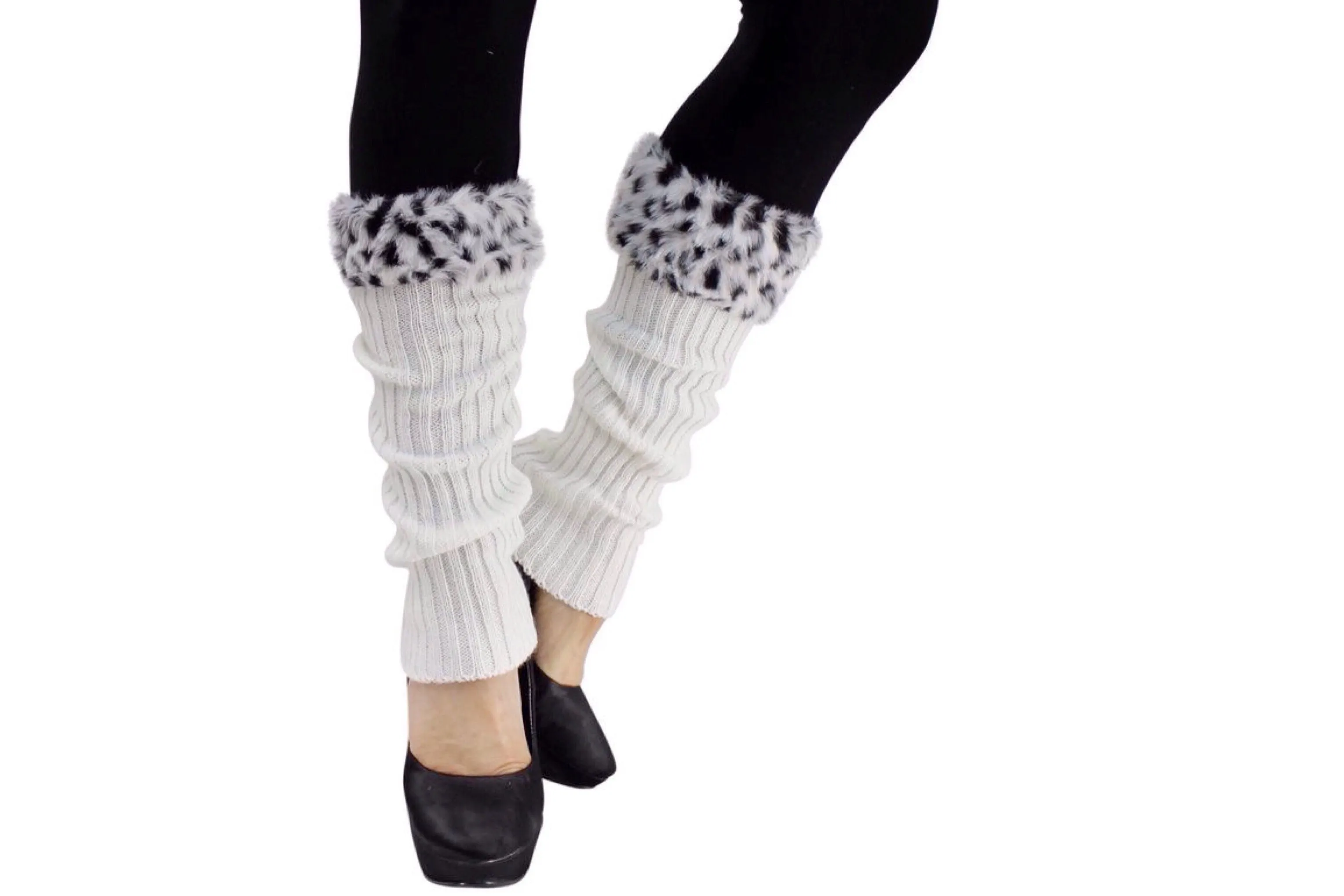 Knit Leg Warmers (Cheetah & Zebra)
