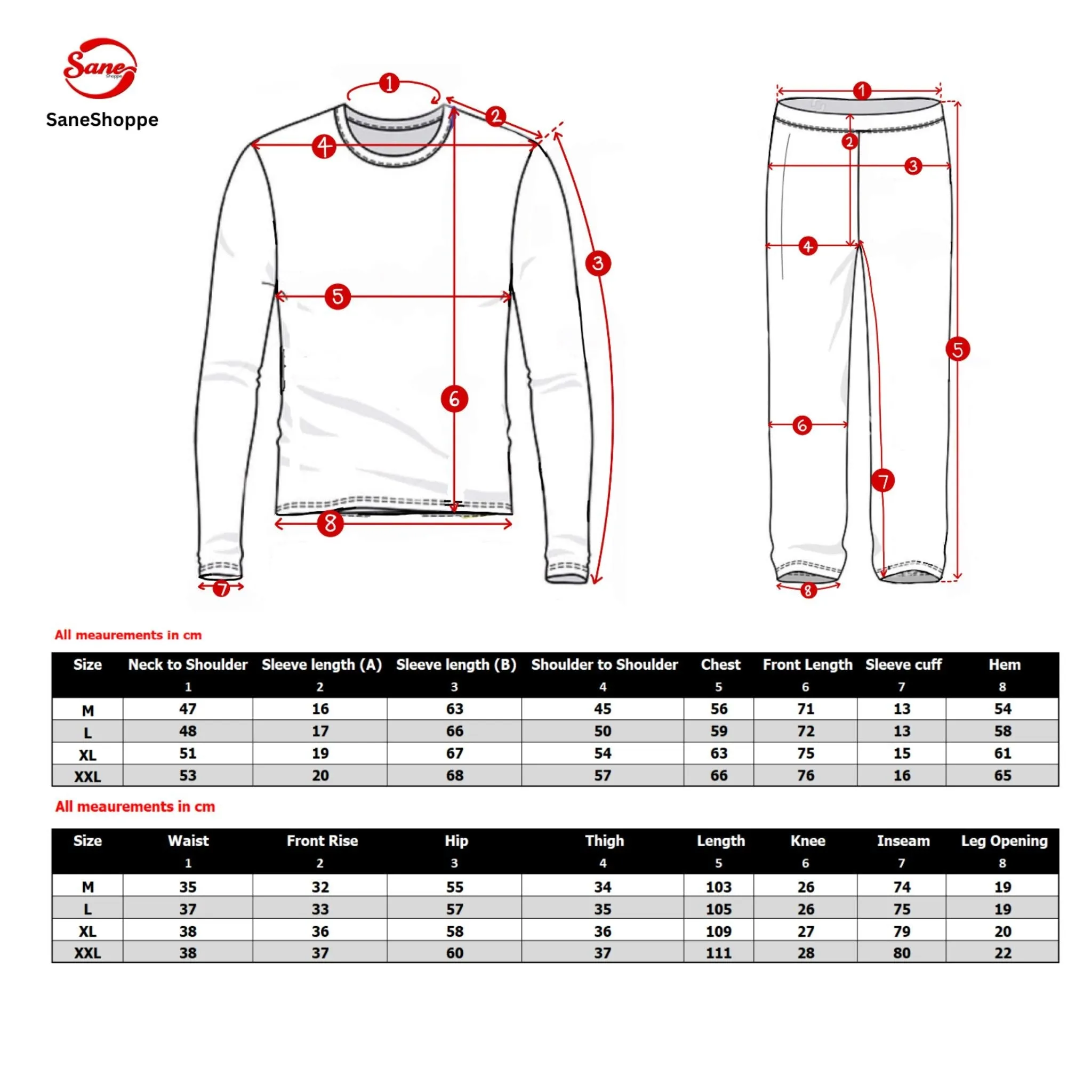Men's Long Sleeve Thermal Fleece Pyjama Set in Black and Red.