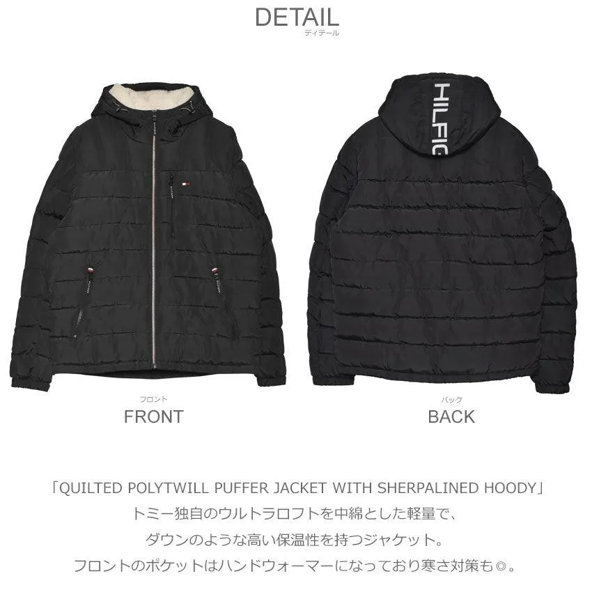 QUILTED POLYTWILL PUFFER JACKET WITH SHERPALINED HOODY 151AP213 アウター 6カラー 返品無料