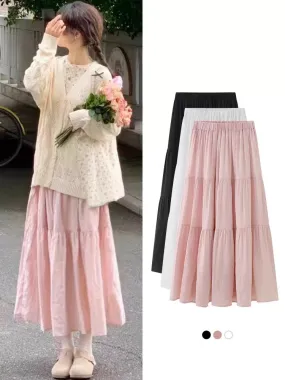 Two Layered Long Skirt